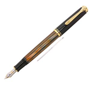 Pelikan ペリカン 万年筆 スーベレーン M400 茶縞 EF メイン