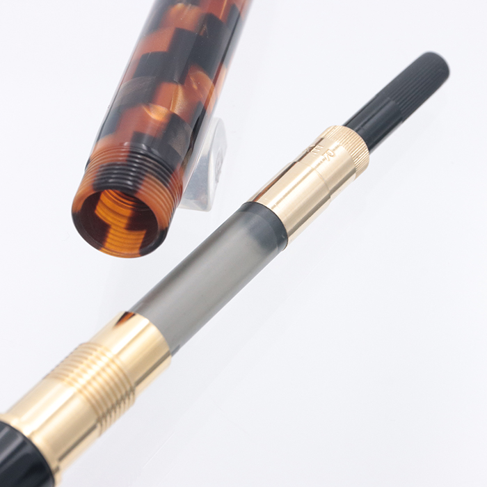 希少】パーカー デュオフォールド センテニアル チェックアンバーGT