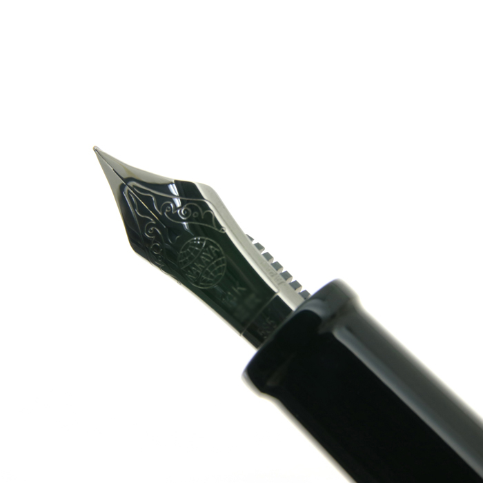 【極希少】中屋万年筆 ライター 碧溜 ロング 14K エボナイト 極希少】中屋万年筆 ライター 碧溜 ロング 14K エボナイト 極希少】中