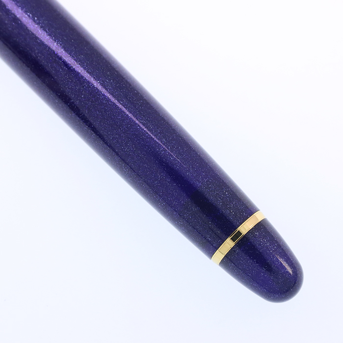 中古)SAILOR セーラー 万年筆 プロムナード シャイニングブルー 中字