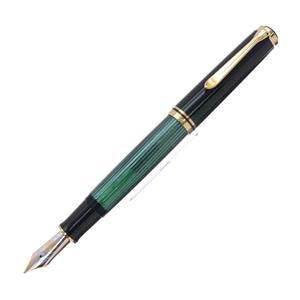 Pelikan ペリカン 万年筆 スーベレーン M1000 緑縞 B (PF刻印) メイン