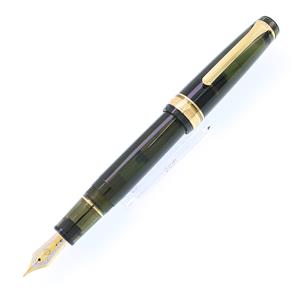 SAILOR セーラー 万年筆 ワンチャー限定 プロフェッショナルギア シャンパーニュ ダークグリーン 中字 メイン
