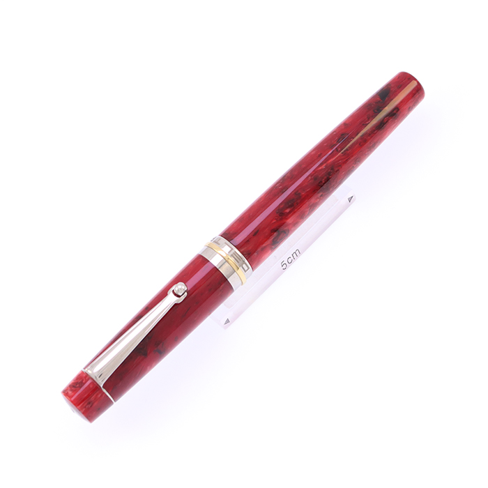 中古)DELTA デルタ 万年筆 ビンテージコレクション レッド F