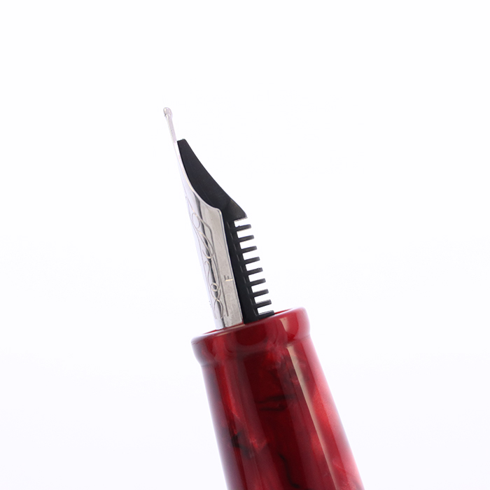 中古)DELTA デルタ 万年筆 ビンテージコレクション レッド F（商品ID