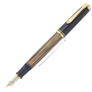 Pelikan ペリカン 万年筆 スーベレーン M400 茶縞 EF メイン