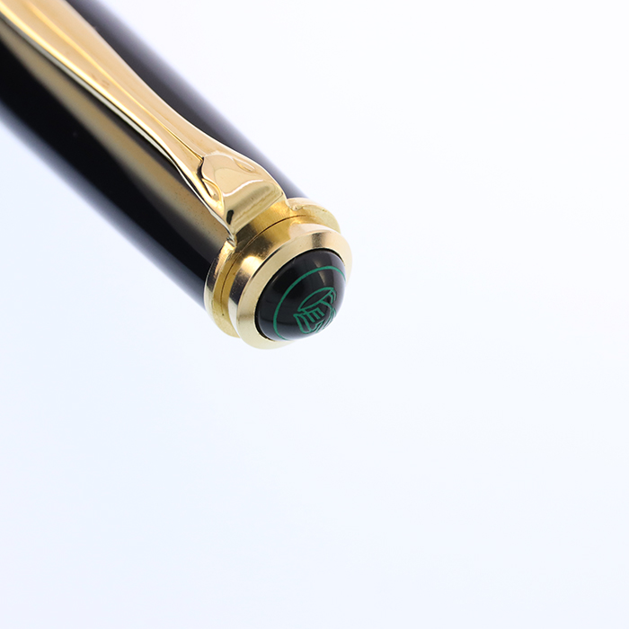 中古)Pelikan ペリカン 万年筆 #400NN M&K 緑縞 EF（商品ID