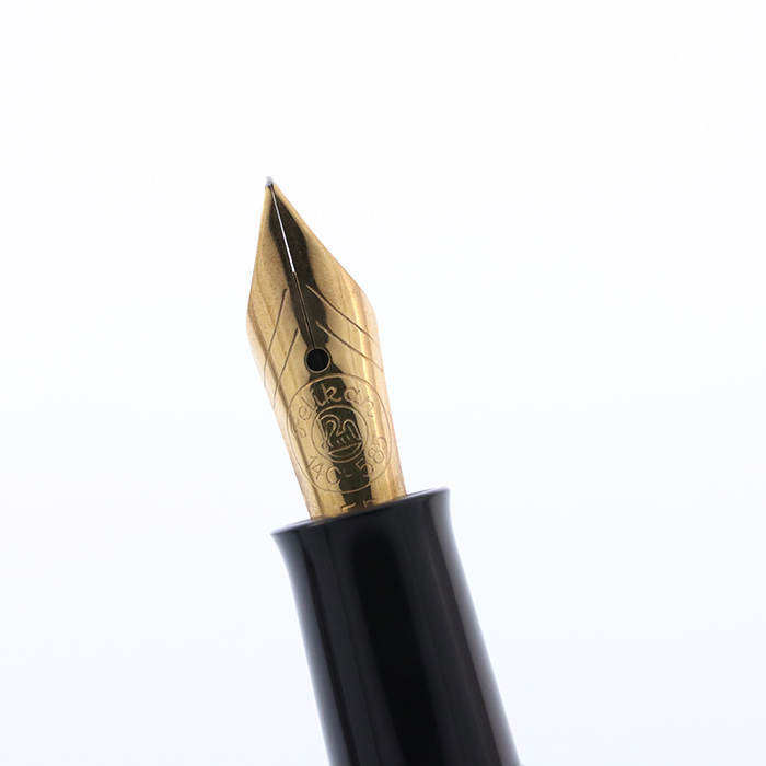 中古)Pelikan ペリカン 万年筆 #400NN M&K 緑縞 EF（商品ID