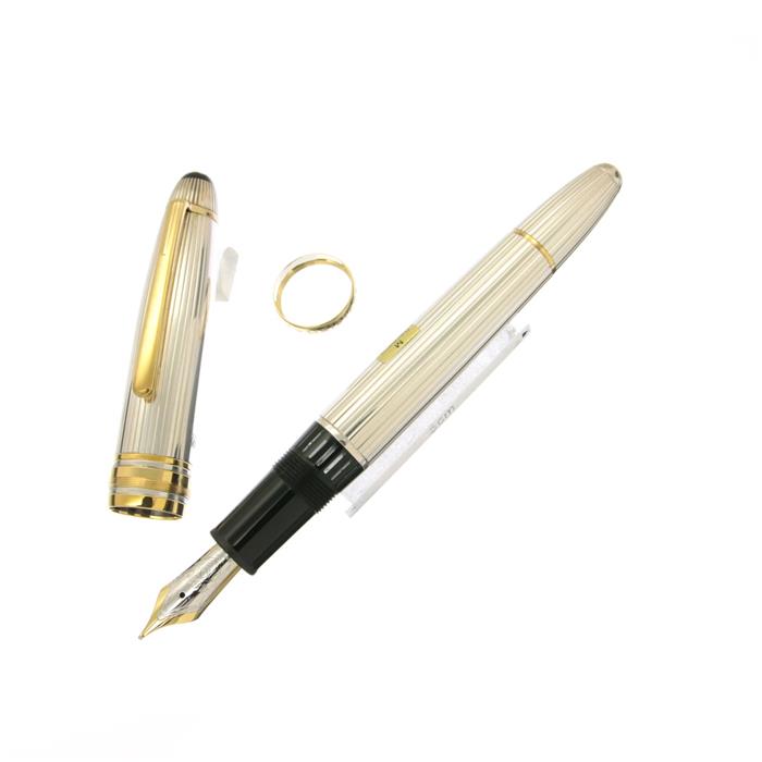 MONTBLANC モンブラン 万年筆 #1468 ウェディングペン ソリテール スターリングシルバー