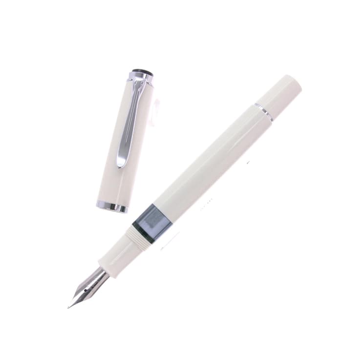 Pelikan 万年筆 M205 ホワイト 中古品 詳細ページ | 万年筆 ボールペンなど高級筆記具の販売・買取