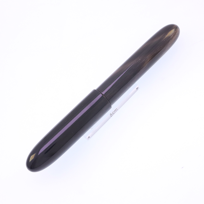 中古)HAKASE 万年筆博士 万年筆 手づくり万年筆 黒水牛角 WB15A 細字