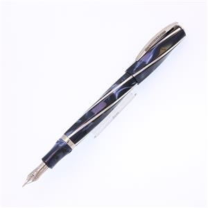 万年筆 ディヴィーナ エレガンス インペリアルブルー オーバーサイズ 18K/F