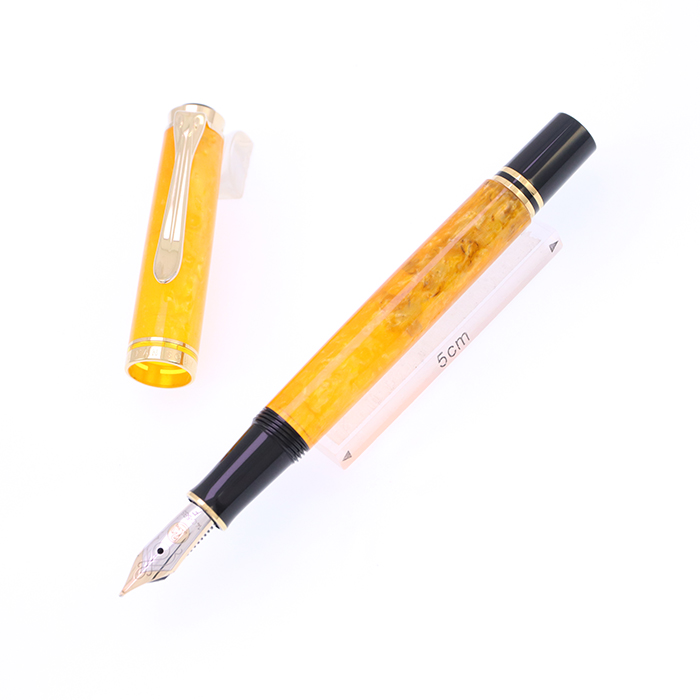 中古)Pelikan ペリカン 万年筆 スーベレーン M320 オレンジ F