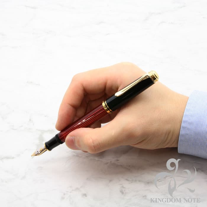 新品)Pelikan ペリカン 万年筆 スーベレーン M400 レッドストライプ