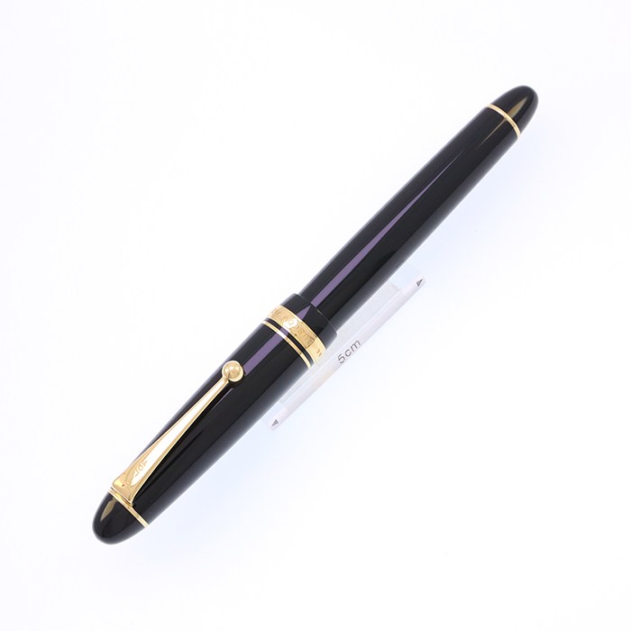 中古)PILOT パイロット 万年筆 カスタム742 ブラック 中字（商品ID