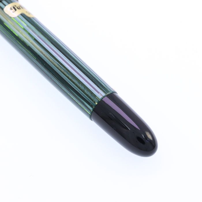 ペリカン緑と黒の万年筆 金色のリング付き ペリカン M120 [グリーンブラック] (万年筆) 価格比較 - 価格.com