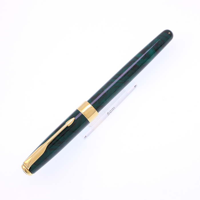 中古)PARKER パーカー 万年筆 ソネット プルミエ グリーン F（商品ID