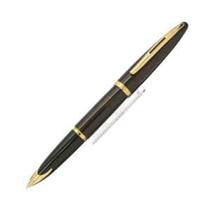 万年筆 カレン アンバー シマーGT F
