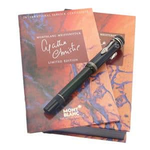 MONTBLANC モンブラン 万年筆 作家シリーズ1993 アガサ･クリスティー EF メイン