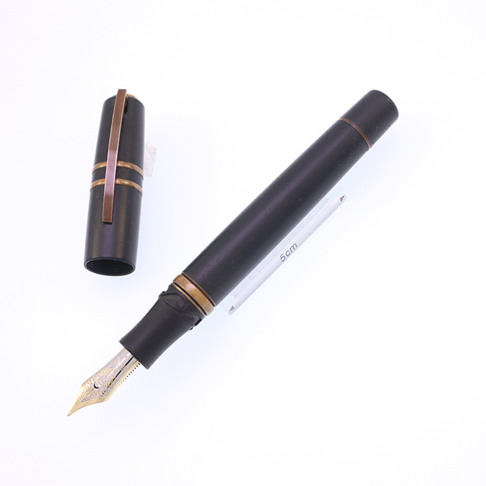 中古)VISCONTI ビスコンティ 万年筆 ホモサピエンス ブロンズ 23KPd./M
