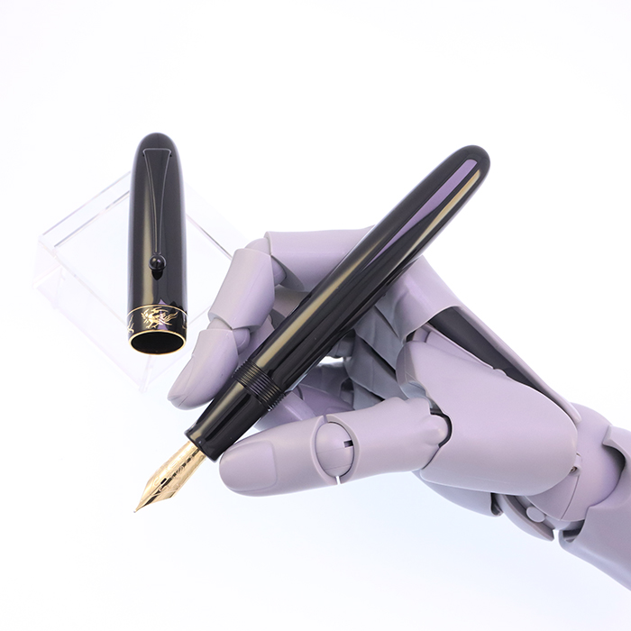 中古)PILOT パイロット 万年筆 創立80周年記念 四神 漆黒 中字（商品ID