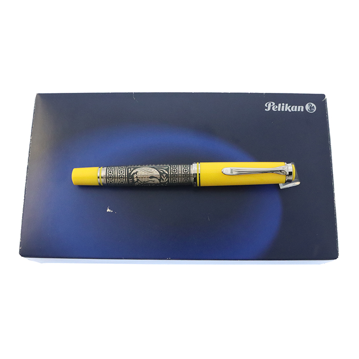 中古)Pelikan ペリカン 万年筆 特別生産品 M710 トレド イエロー F