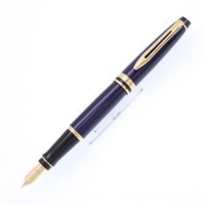 WATERMAN ウォーターマン 万年筆 エキスパート エッセンシャル プルシアンブルー 18K/EF メイン