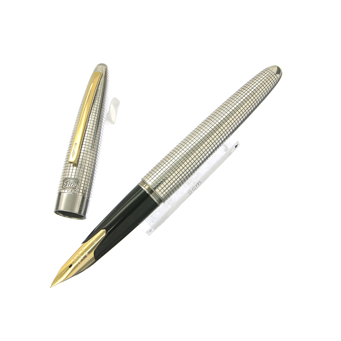 PILOT パイロット シルバーン 菊 スターリングシルバー 18K 750 万年筆