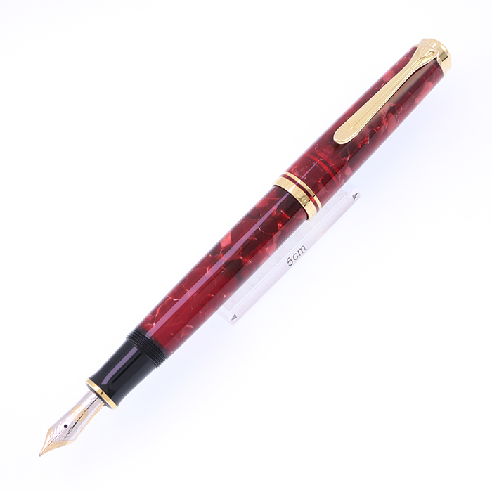 中古)Pelikan ペリカン 万年筆 スーベレーン M600 ルビーレッド