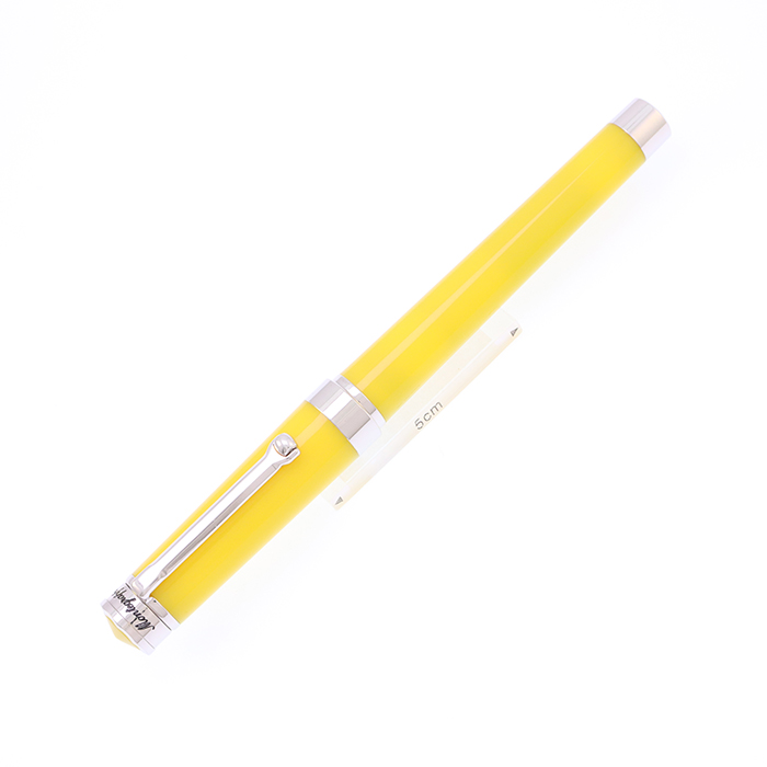中古)Montegrappa モンテグラッパ 万年筆 パローラ イエロー F（商品ID