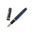 WAHL EVERSHARP エバーシャープ 万年筆 デコバンド ポジターノ ブルー/シルバー