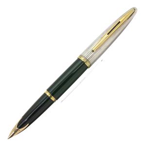 WATERMAN ウォーターマン 万年筆 カレン デラックス ブラック&シルバーGT M メイン