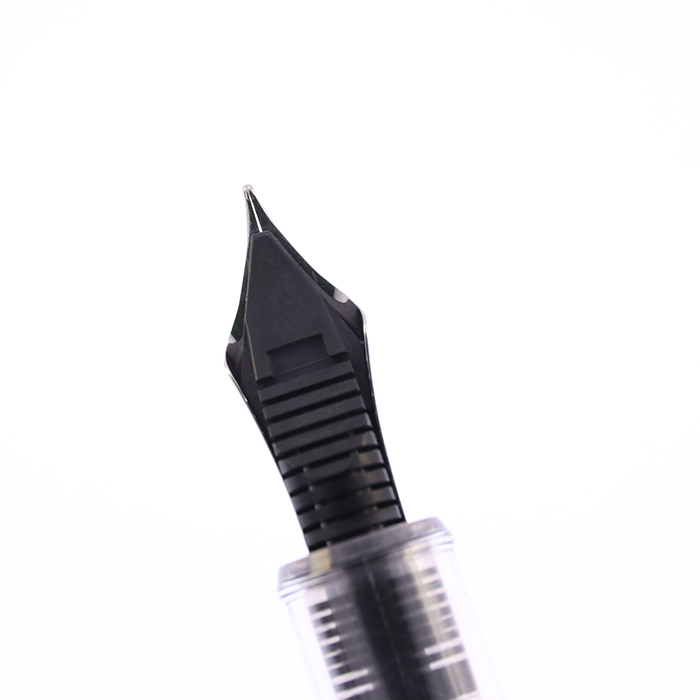 中古)PLATINUM プラチナ 万年筆 #3776 西 レイククリスタル 中字