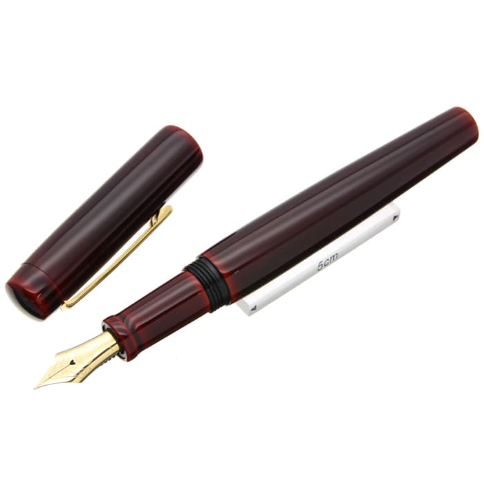 新品)NAKAYA 中屋万年筆 万年筆 ネオスタンダード 赤溜 細軟字（商品ID