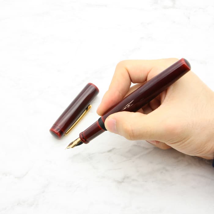 新品)NAKAYA 中屋万年筆 万年筆 ネオスタンダード 赤溜 細軟字（商品ID