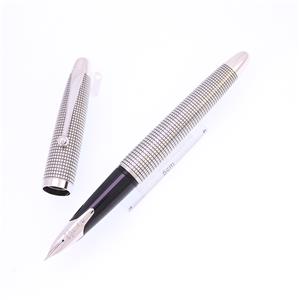 万年筆 シルバーン 格子 中字