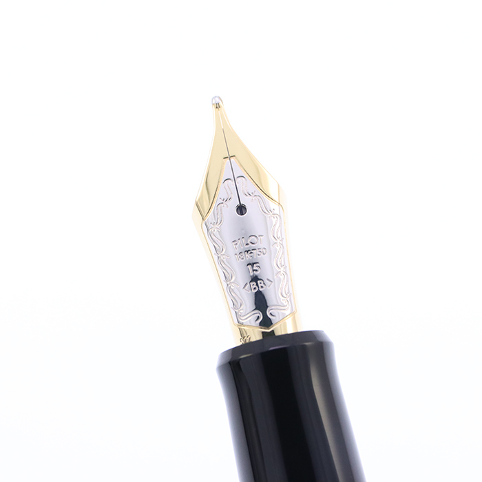 中古)PILOT パイロット 万年筆 カスタム845 漆 朱 極太字（商品