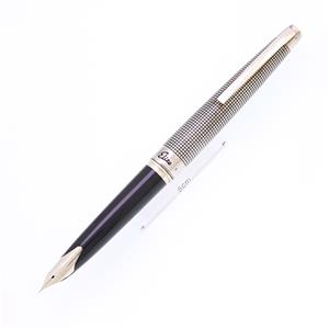 万年筆 エリートS スターリングシルバーキャップ 18K-WG/極細字