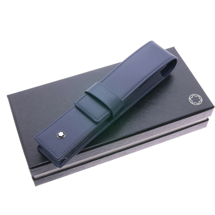 MONTBLANC ペンケース ネイビー（袋付）