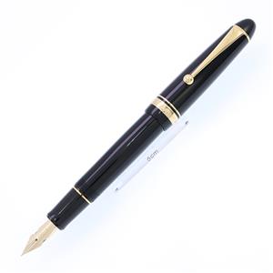 中古)PILOT パイロット 万年筆 カスタム742 ブラック 細字（商品ID 