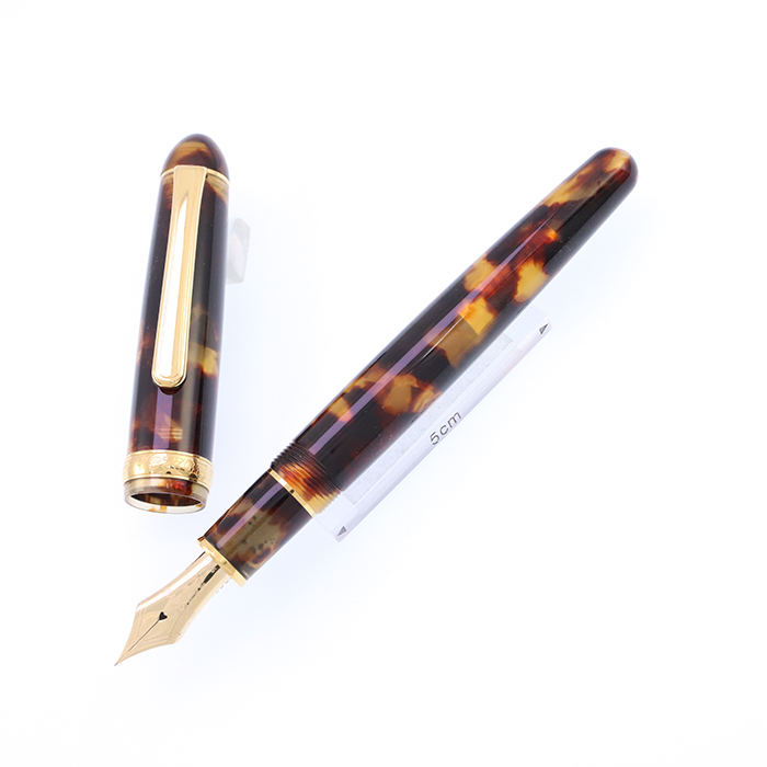 中古)PLATINUM プラチナ 万年筆 #3776 ブライヤーシェル 中字