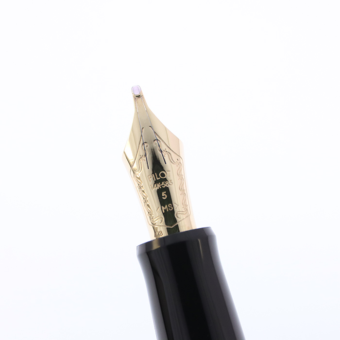 中古)PILOT パイロット 万年筆 カスタム74 ブラック ミュージック