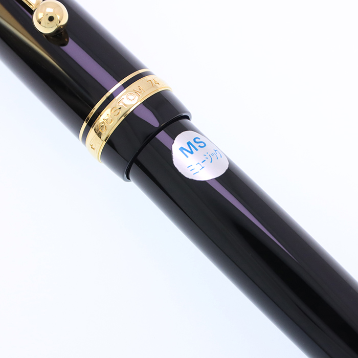 中古)PILOT パイロット 万年筆 カスタム74 ブラック ミュージック