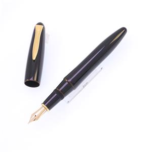 万年筆 出雲 溜塗り 枇杷溜 中字