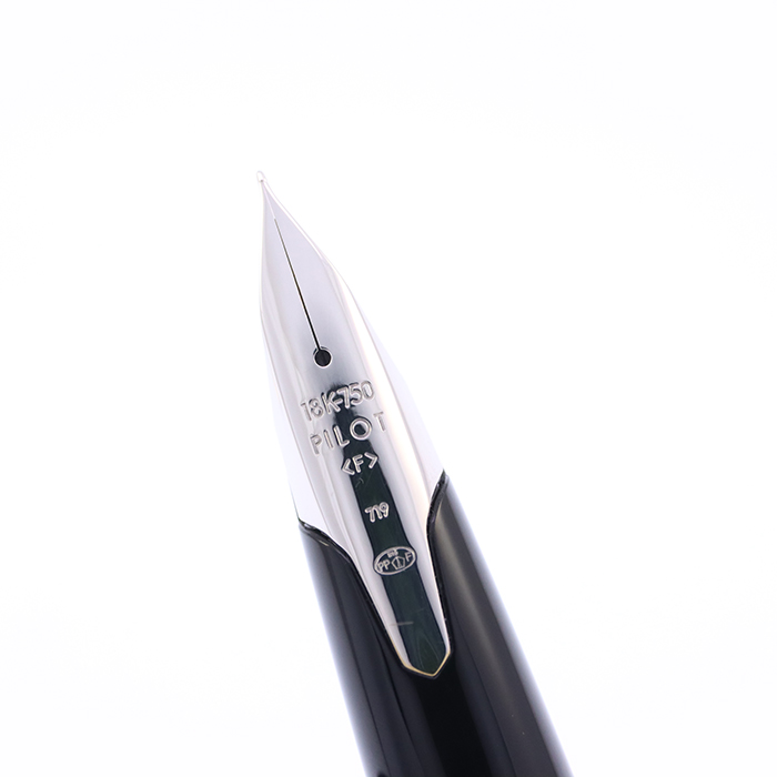中古)PILOT パイロット 万年筆 シルバーン 格子 細字（商品ID