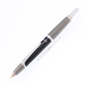 万年筆 キャップレス C-400BS ストライプ蝕刻 細字