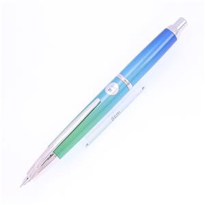 万年筆 ナガサワオリジナル キャップレス デシモ 神戸グラデーション シルバー 中字