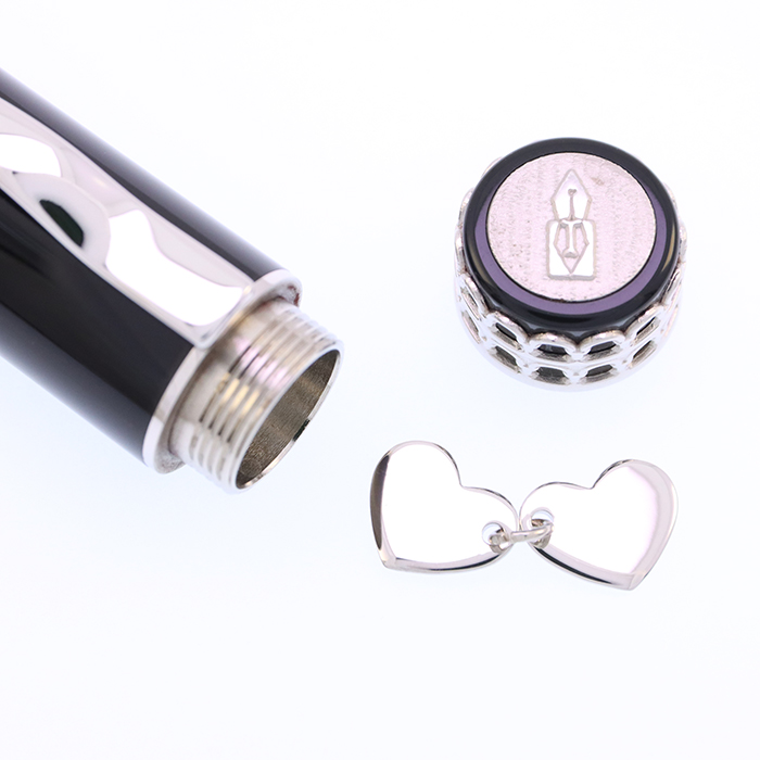 中古)DELTA デルタ 万年筆 ロミオ&ジュリエット フォーエバー ブラック