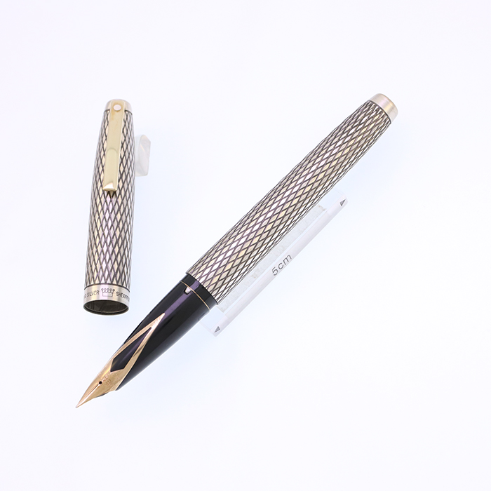 SHEAFFER シェーファー スターリングシルバー 万年筆 14K 中古)SHEAFFER シェーファー 万年筆 インペリアル スターリング