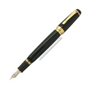 モンブランボエム万年筆グリーンとペンケース ボエム ブラック/レッド1