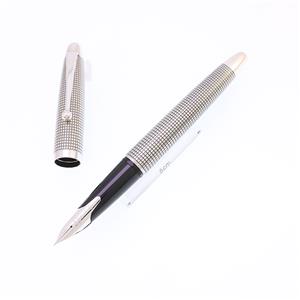 万年筆 シルバーン 格子 細字